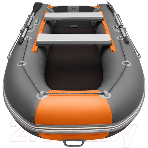 Лодка ПВХ Roger Boat Hunter 3200 (без киля, графит/оранжевый)