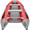 Лодка ПВХ Roger Boat Trofey 3500 (без киля, красный/серый) Лодка ПВХ Roger Boat Trofey 3500 (без киля, красный/серый)