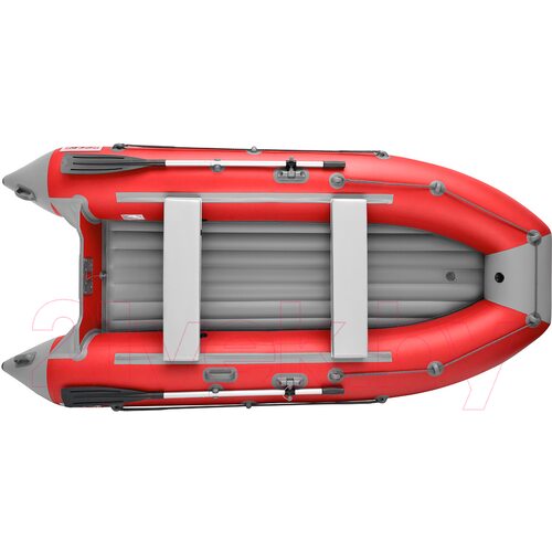 Лодка ПВХ Roger Boat Trofey 3500 (без киля, красный/серый) Лодка ПВХ Roger Boat Trofey 3500 (без киля, красный/серый)