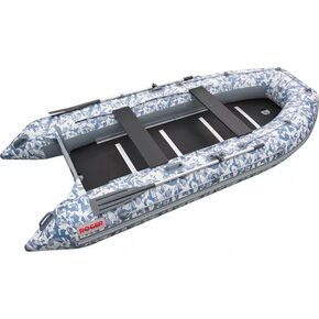 Лодка ПВХ Roger Boat Hunter keel 3000 (малокилевая, битое стекло/серый комби)