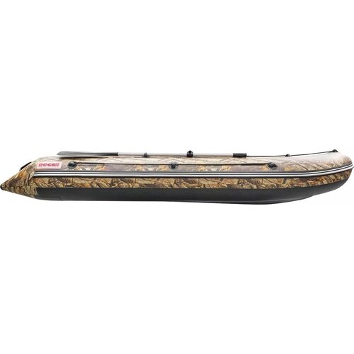 Лодка ПВХ Roger Boat Hunter keel 3500 (малокилевая, камуфляж лес/черный комби)