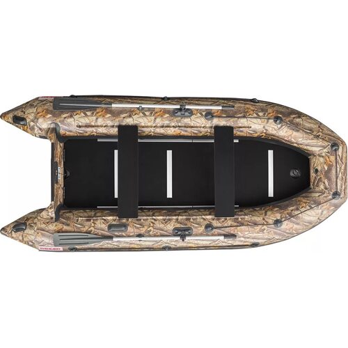 Лодка ПВХ Roger Boat Hunter keel 3500 (малокилевая, камуфляж лес/черный комби)