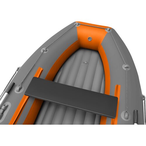 Лодка ПВХ Roger Boat Zefir 3500 LT (малокилевой, графит/оранжевый комби)