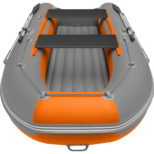 Лодка ПВХ Roger Boat Zefir 3500 LT (малокилевой, графит/оранжевый комби)