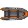 Лодка ПВХ Roger Boat Zefir 3500 LT (малокилевой, графит/оранжевый комби)