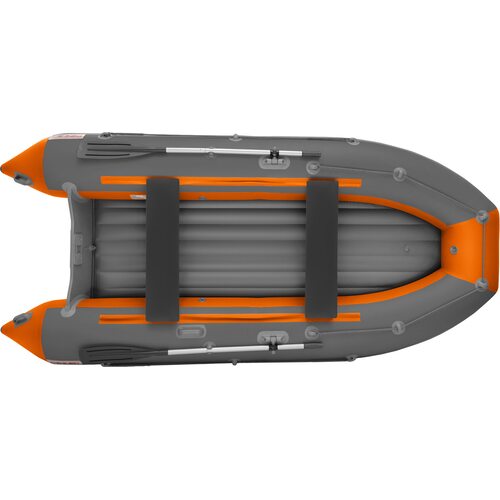 Лодка ПВХ Roger Boat Zefir 3500 LT (малокилевой, графит/оранжевый комби)