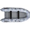 Лодка ПВХ Roger Boat Zefir 3700 (большой киль, битое стекло/серый комби)