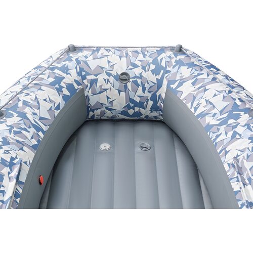Лодка ПВХ Roger Boat Zefir 3700 (большой киль, битое стекло/серый комби)