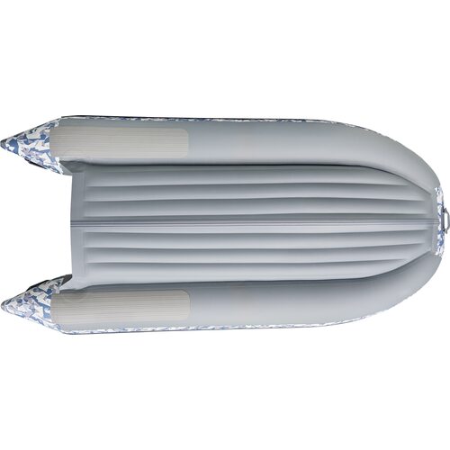 Лодка ПВХ Roger Boat Zefir 3700 (большой киль, битое стекло/серый комби)