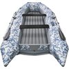 Лодка ПВХ Roger Boat Zefir 3700 (большой киль, битое стекло/серый комби)