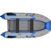 Лодка ПВХ Roger Boat Zefir 4400 (большой киль, серый/синий комби)