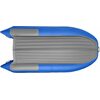 Лодка ПВХ Roger Boat Zefir 4400 (большой киль, серый/синий комби)