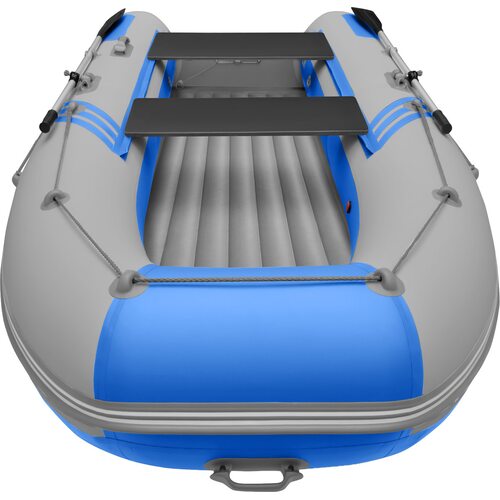Лодка ПВХ Roger Boat Zefir 4400 (большой киль, серый/синий комби)