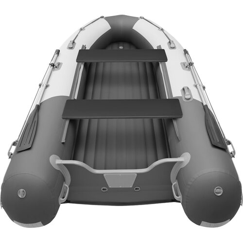 Лодка ПВХ Roger Boat Sfera 3800 (безконусная, средний киль, белый/графит комби)