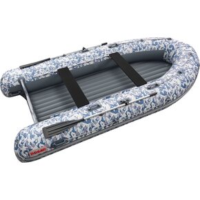 Лодка ПВХ Roger Boat Sfera 3800 (безконусная, средний киль, битое стекло/серый комби)