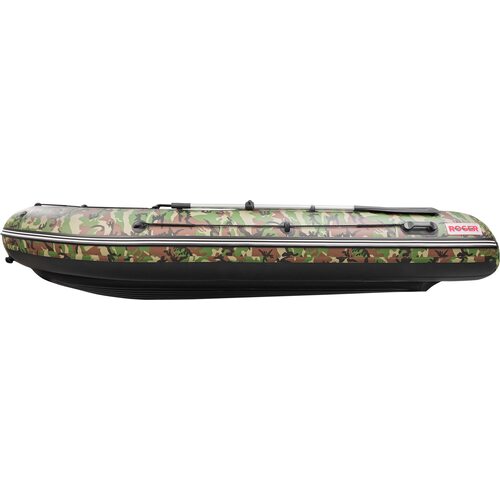 Лодка ПВХ Roger Boat Sfera 4000 (безконусная, средний киль, зеленый камуфляж/черный комби)