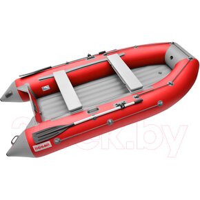 Лодка ПВХ Roger Boat Trofey 2900 (без киля, красный/серый) Лодка ПВХ Roger Boat Trofey 2900 (без киля, красный/серый)
