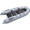 Лодка ПВХ Roger Boat Hunter 3200 (без киля, битое стекло/серый комби)