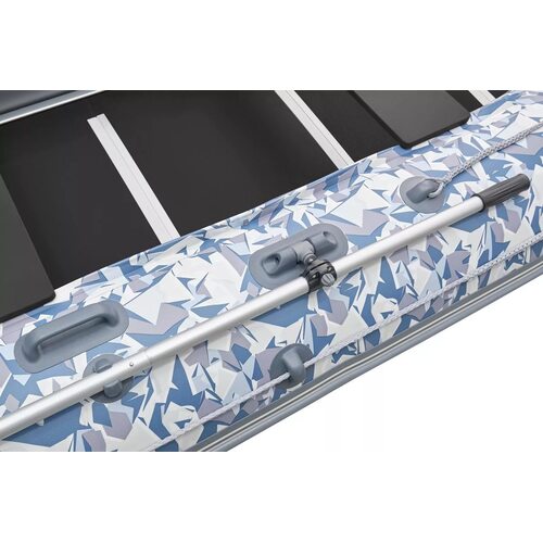 Лодка ПВХ Roger Boat Hunter 3200 (без киля, битое стекло/серый комби)