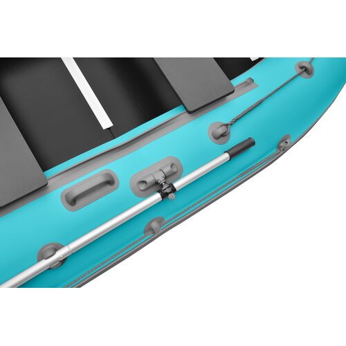 Лодка ПВХ Roger Boat Hunter keel 3000 (малокилевая, бирюзовый/серый комби)