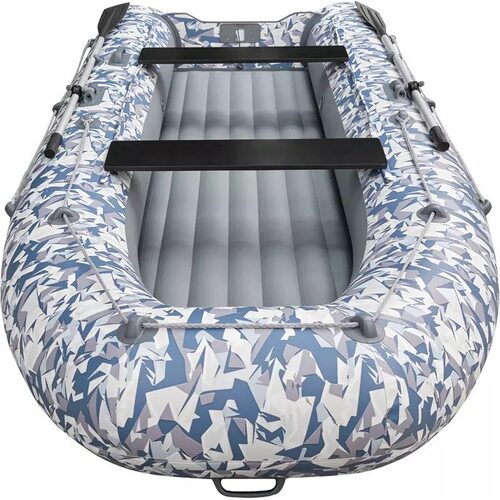Лодка ПВХ Roger Boat Trofey 3300 (без киля, битое стекло/серый комби)