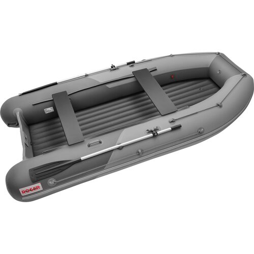 Лодка ПВХ Roger Boat Zefir 3300 (малокилевой, серый/графит комби)