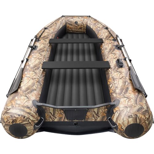 Лодка ПВХ Roger Boat Zefir 3300 (малокилевой, камуфляж лес/черный комби)