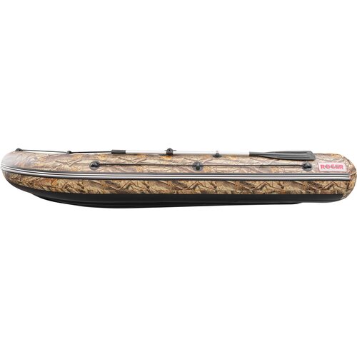 Лодка ПВХ Roger Boat Zefir 3300 (малокилевой, камуфляж лес/черный комби)