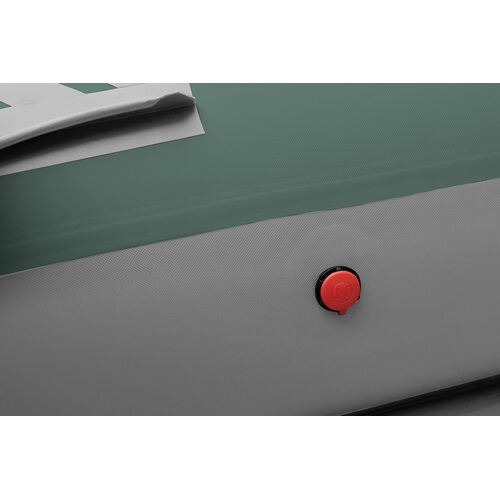 Лодка ПВХ Roger Boat Zefir 3700 (большой киль, зеленый/серый комби)