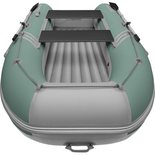 Лодка ПВХ Roger Boat Zefir 3700 (большой киль, зеленый/серый комби)