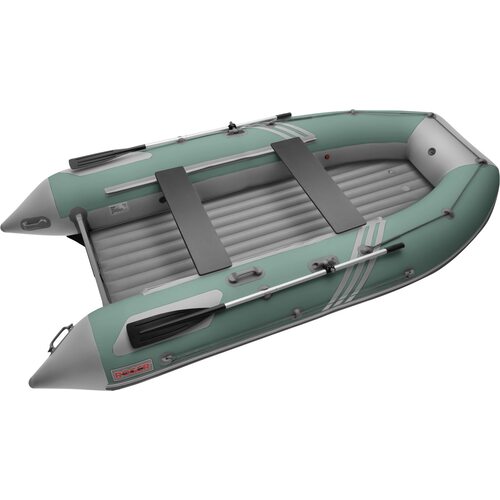 Лодка ПВХ Roger Boat Zefir 4400 (большой киль, зеленый/серый комби)