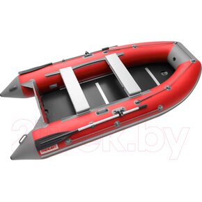 Лодка ПВХ Roger Boat Hunter Keel 3000 (малокилевая, красный/серый)