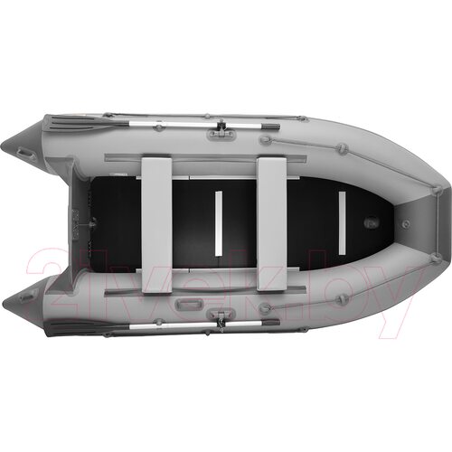 Лодка ПВХ Roger Boat Hunter Keel 3500 (малокилевая, серый/графит)