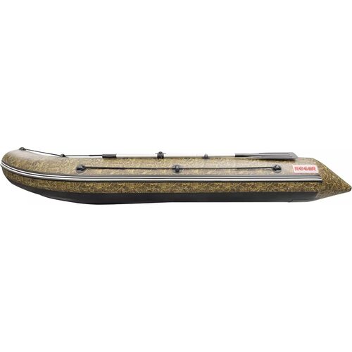 Лодка ПВХ Roger Boat Hunter keel 3000 (малокилевая, камуфляж камыш/черный комби)