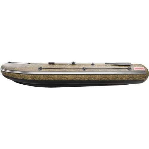 Лодка ПВХ Roger Boat Zefir 3300 (малокилевой, камуфляж камыш/черный комби)