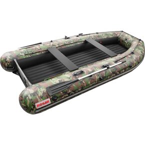 Лодка ПВХ Roger Boat Zefir 3500 (малокилевой, зеленый камуфляж/черный комби) Лодка ПВХ Roger Boat Zefir 3500 (малокилевой, зеленый камуфляж/черный комби)