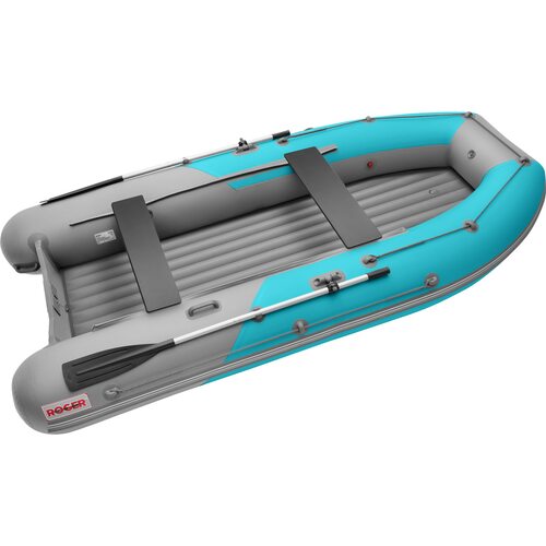 Лодка ПВХ Roger Boat Sfera 3500 (безконусная, малый киль, бирюзовый/серый комби)