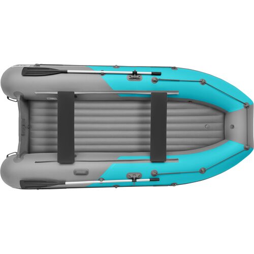 Лодка ПВХ Roger Boat Sfera 3500 (безконусная, малый киль, бирюзовый/серый комби)