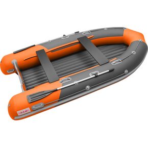 Лодка ПВХ Roger Boat Sfera 4000 (безконусная, средний киль, графит/оранжевый комби) Лодка ПВХ Roger Boat Sfera 4000 (безконусная, средний киль, графит/оранжевый комби)