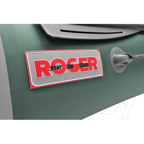 Лодка ПВХ Roger Boat Trofey 2900 (без киля, зеленый/серый)