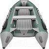Лодка ПВХ Roger Boat Trofey 2900 (без киля, зеленый/серый)