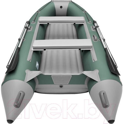 Лодка ПВХ Roger Boat Trofey 2900 (без киля, зеленый/серый)