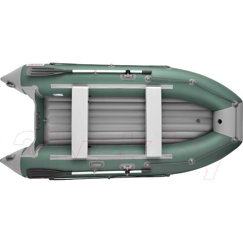 Лодка ПВХ Roger Boat Trofey 2900 (без киля, зеленый/серый)