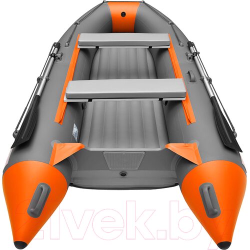 Лодка ПВХ Roger Boat Trofey 3100 (без киля, графит/оранжевый)