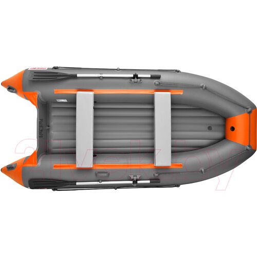 Лодка ПВХ Roger Boat Trofey 3100 (без киля, графит/оранжевый)
