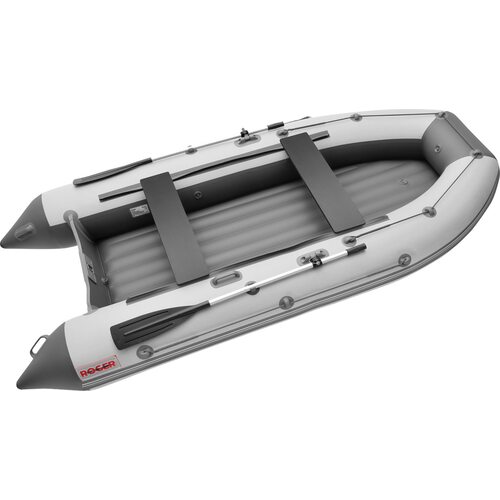 Лодка ПВХ Roger Boat Zefir 3300 LT (малокилевой, белый/графит комби)