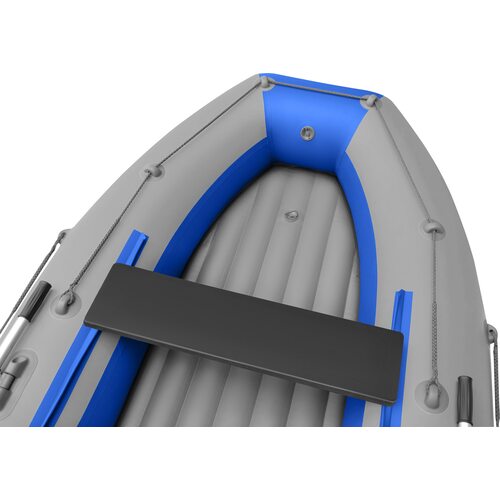 Лодка ПВХ Roger Boat Zefir 3500 LT (малокилевой, серый/синий комби)