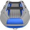 Лодка ПВХ Roger Boat Zefir 3500 LT (малокилевой, серый/синий комби)