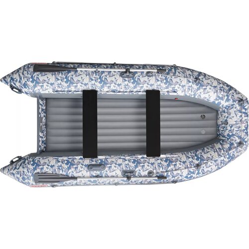 Лодка ПВХ Roger Boat Zefir 4000 (большой киль, битое стекло/серый комби) Лодка ПВХ Roger Boat Zefir 4000 (большой киль, битое стекло/серый комби)