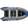 Лодка ПВХ Roger Boat Hunter Keel 3200 (малокилевая, серый/синий)